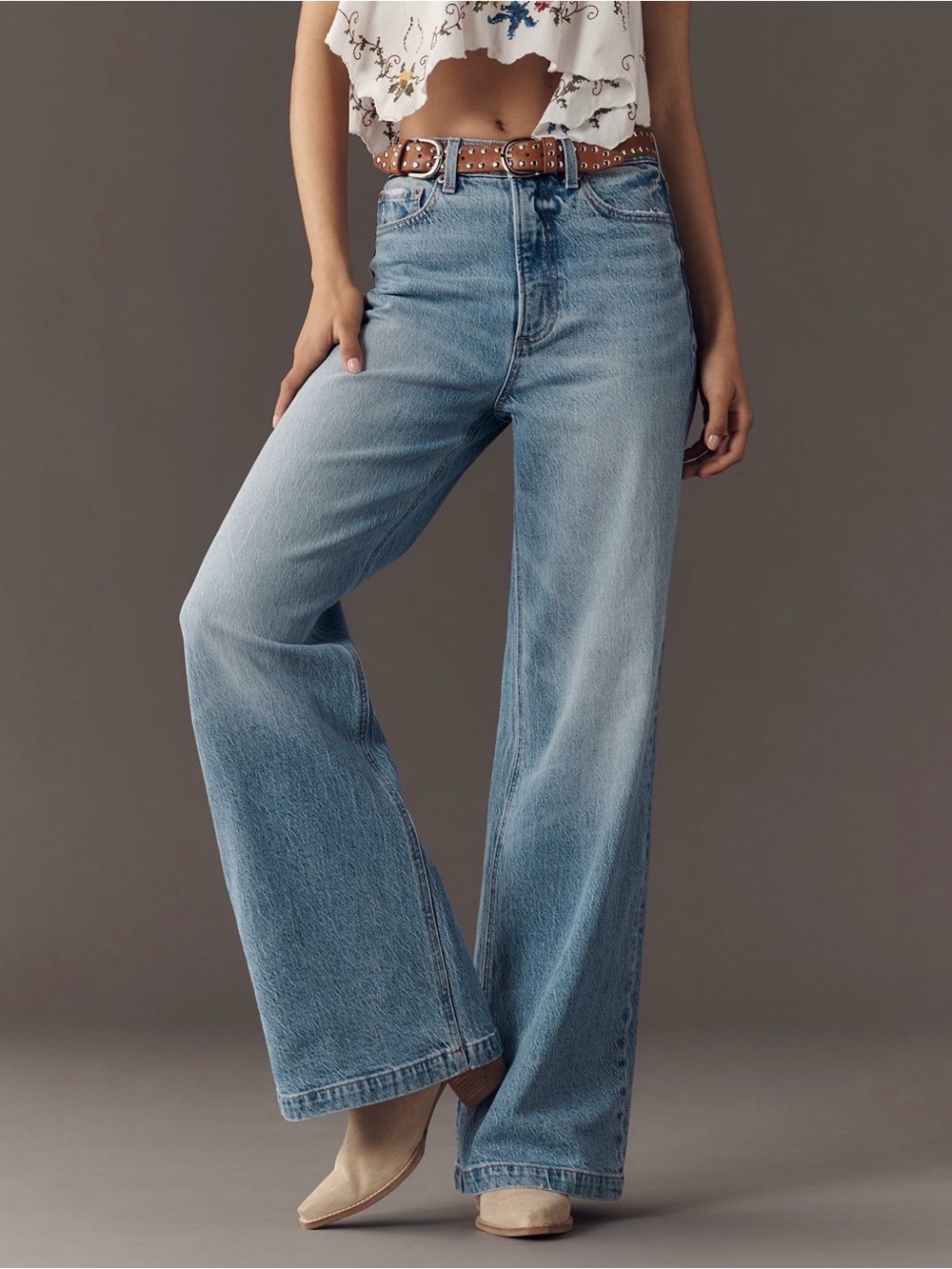 Anthropologie Pistola Lana Prospective Wide Leg Jeans